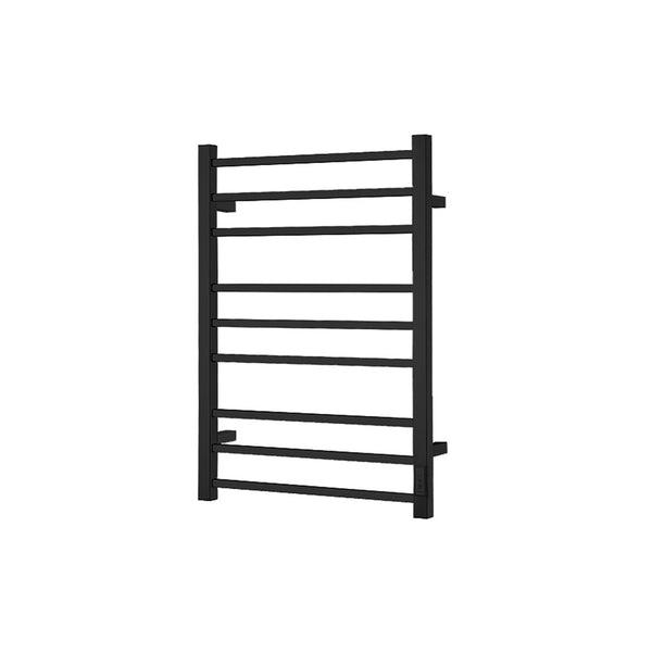 Matte Black Towel Warmer 9 Bars Square