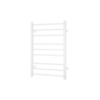 Chauffe-serviettes blanc lustré 9 barres carré