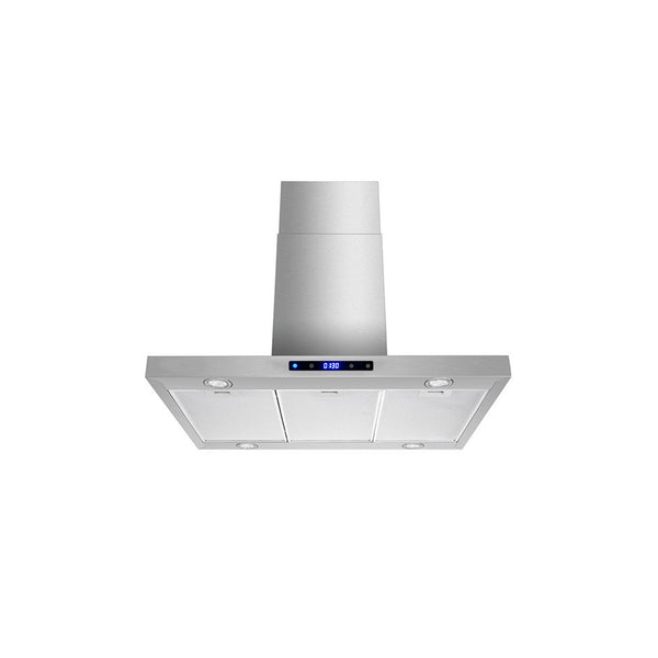 Stainless Steel Island Square Range Hood 500Cfm