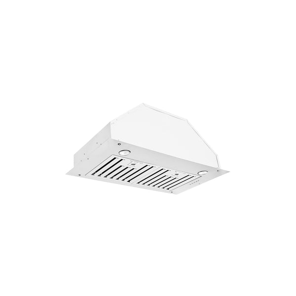 Built in stainless steel matte white finish range hood 650Cfm