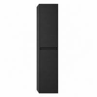 Lingerie Suspendue 2 Portes Noir Mat 16"