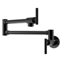 Pot Filler Faucet in Matte Black Finish