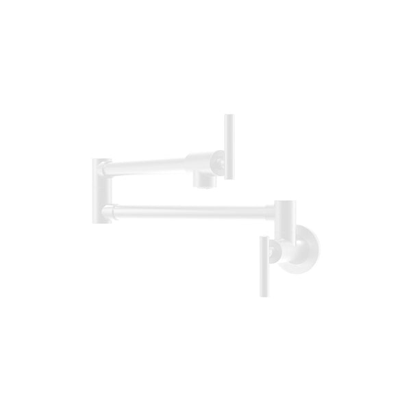 Robinet de remplissage fini blanc mat