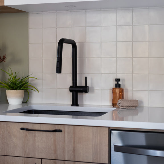 Agua Canada | Maurizio-bk Matte Black Kitchen Faucet with Magnetic ...
