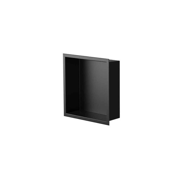 12X12 Matte Black Shower Niche