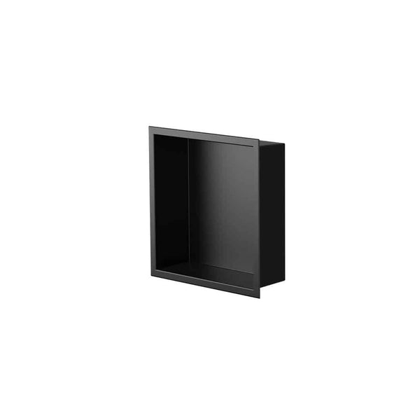 12X12 Matte Black Shower Niche