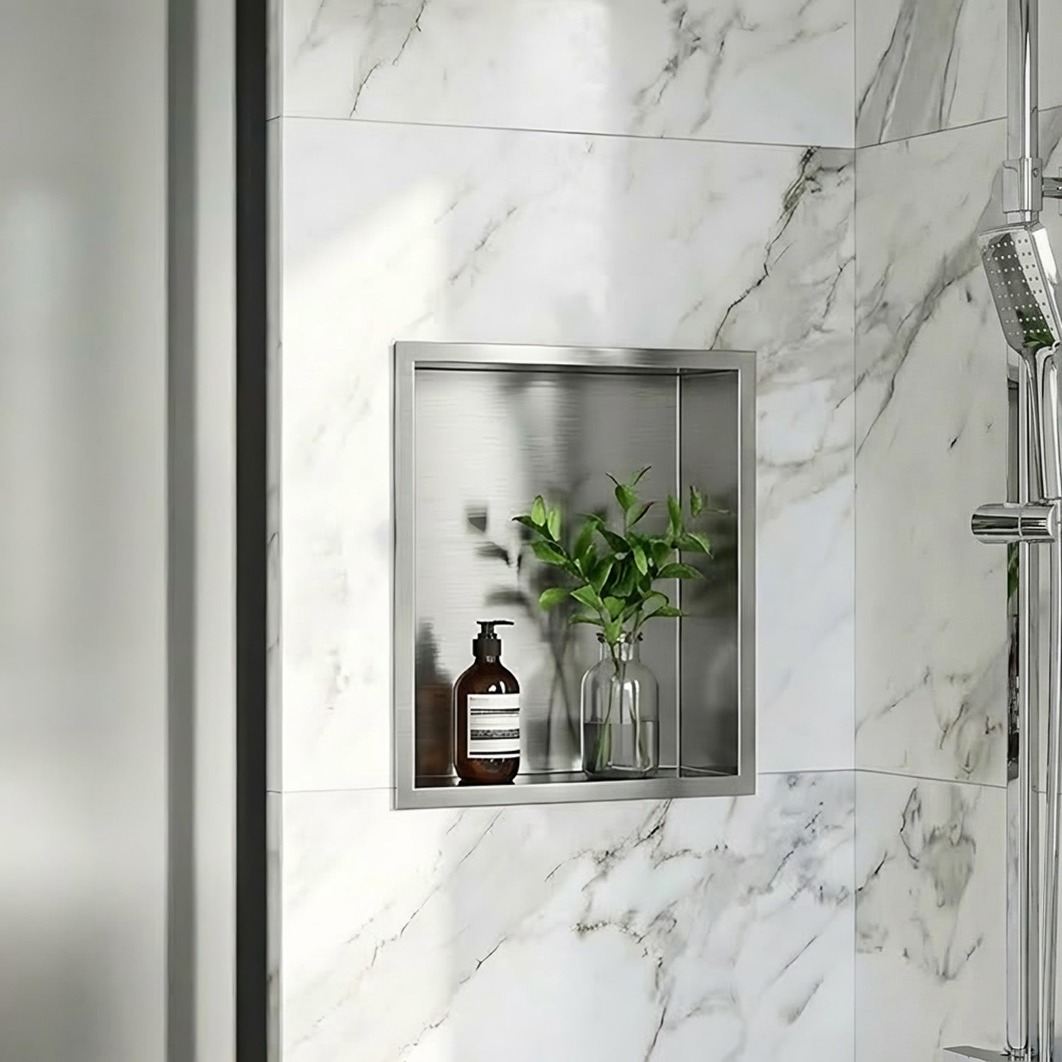 nicho★ページ Stainless steel Shower Niche | Shower Niches | Agua Canada