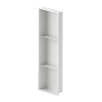 12″x36″ Rectangular Matte White Shower Niche