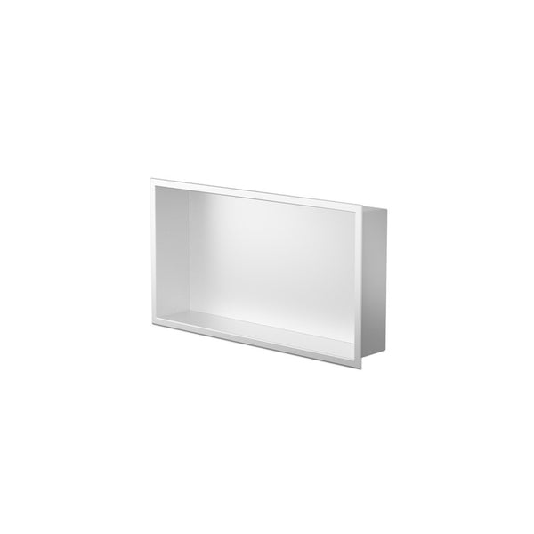 12X24 Matte White Shower Niche