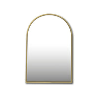 24’’X36’’ brushed brass (gold) framed arch mirror
