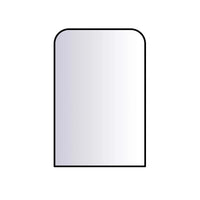 Miroir en arche encadré noir mat 24’’X36’’