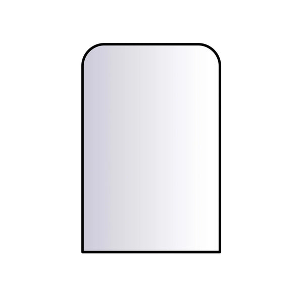 Miroir en arche encadré noir mat 24’’X36’’