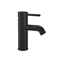 REBECCA-BK Matte Black Round Basin Faucet