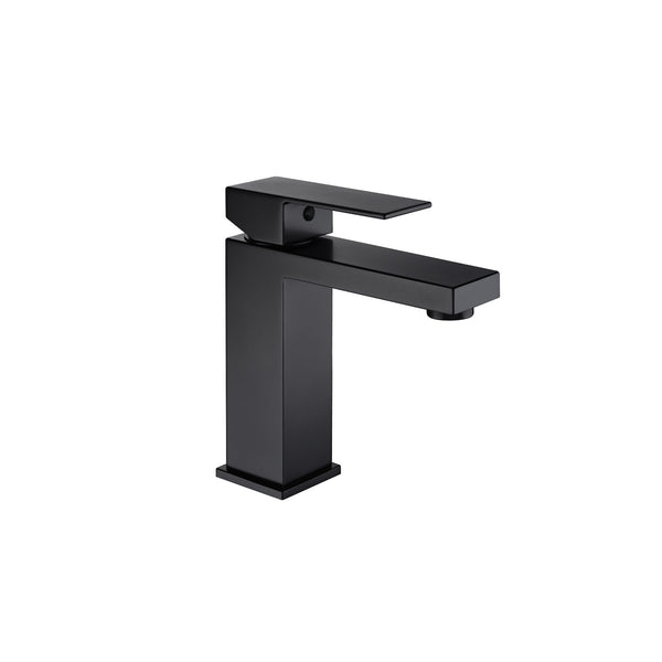 Matte Black Square Basin Faucet