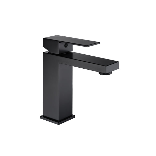 Matte Black Square Basin Faucet