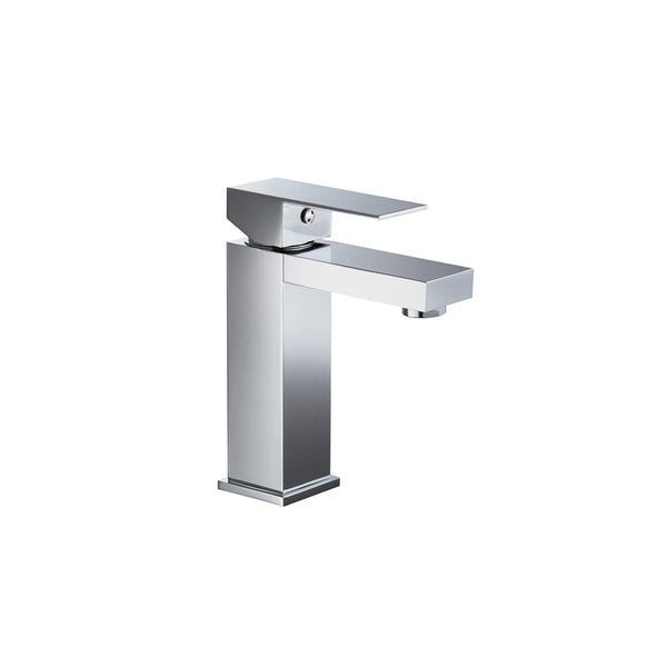 Chrome Square Basin Faucet