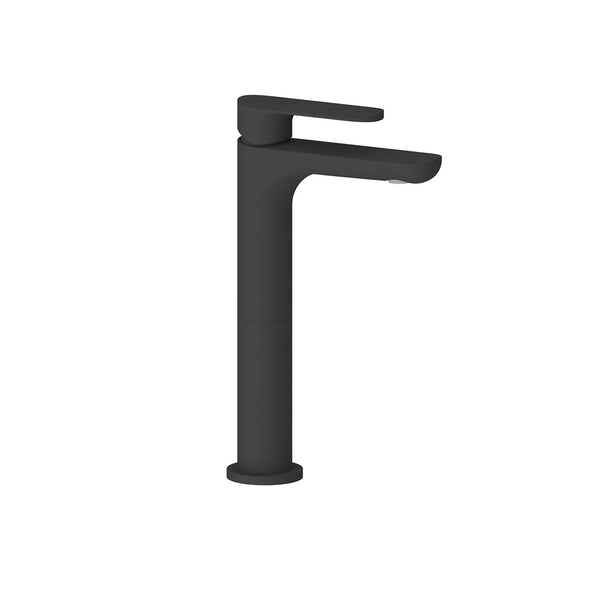 MATTE BLACK FLAT & ROUNDED LAVATORY FAUCET