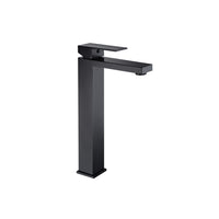 ROBERTO-BK Matte Black Square Vessel Faucet