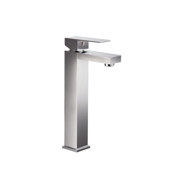 Chrome Square Vessel Faucet