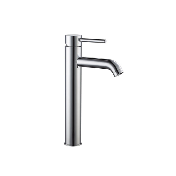 Chrome Round Vessel Faucet