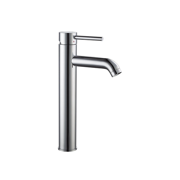 Chrome Round Vessel Faucet