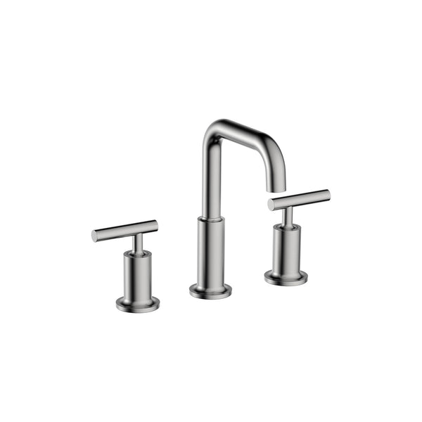 ROMERO-BN Brushed Nickel Round Faucet W 2 Handles