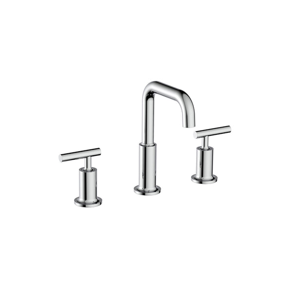 Chrome Round Faucet W 2 Handles