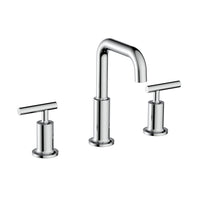 2 Handles Round Faucet in Chrome Finish