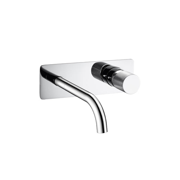 Chrome Industrial Wall Faucet