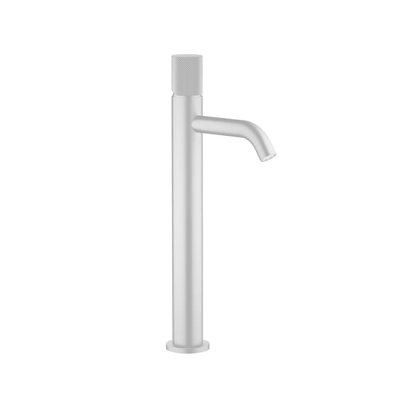 Robinet de vasque industriel fini blanc mat