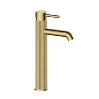 Vessel Faucet in Brushed Brass Finish