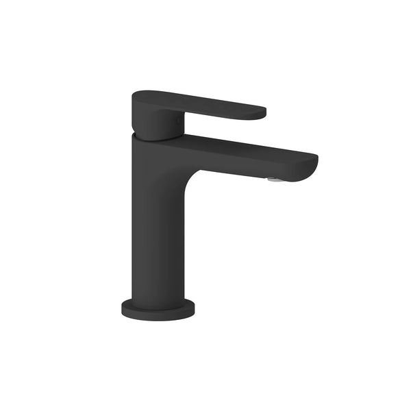 Robinet de lavabo & arrondi noir mat