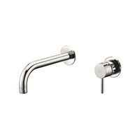 Wall-Mounted Bathroom Faucet in Chrome