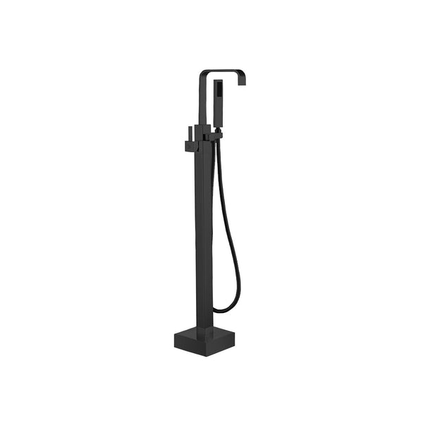 Robinet de bain autoportant fini noir mat