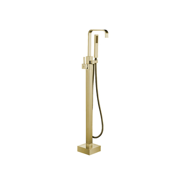 Brushed brass (Gold) Freestanding Bath Faucet