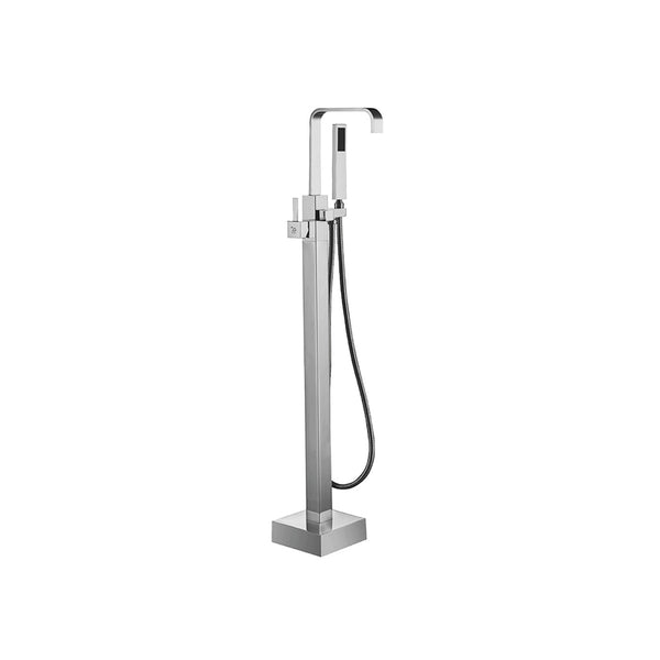 Chrome Freestanding Bath Faucet