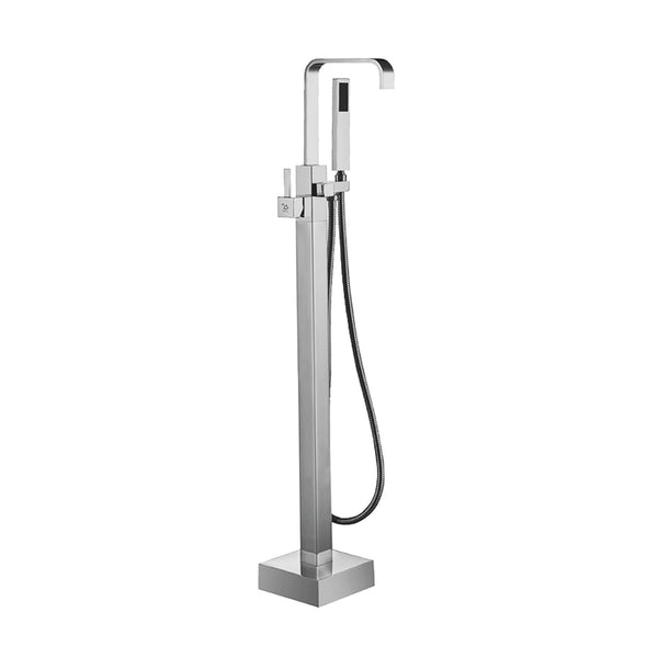 Robinet de bain autoportant fini chrome