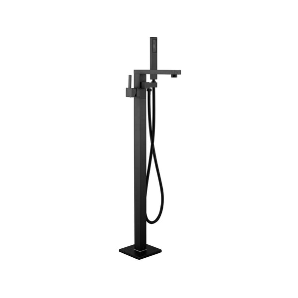 Matte Black Square Freestanding Faucet