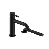 Bath Faucet With Handshower in Matte Black