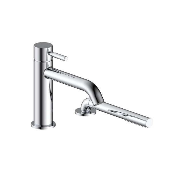 Bath Faucet With Handshower in Chrome