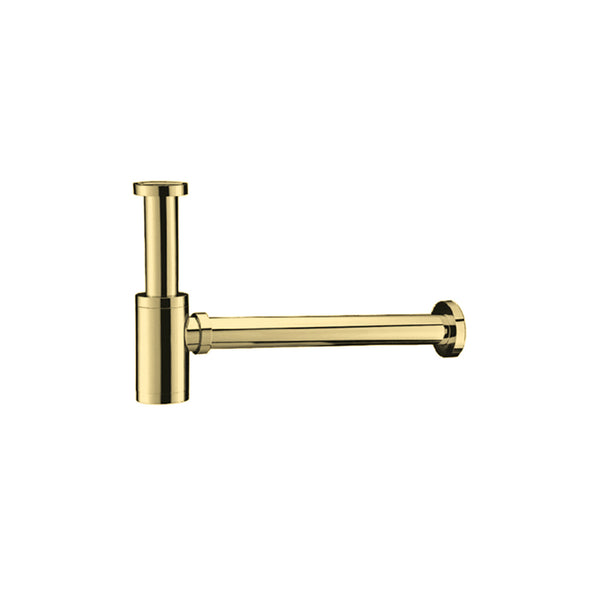 Brushed brass (gold) decorative waste drain trap