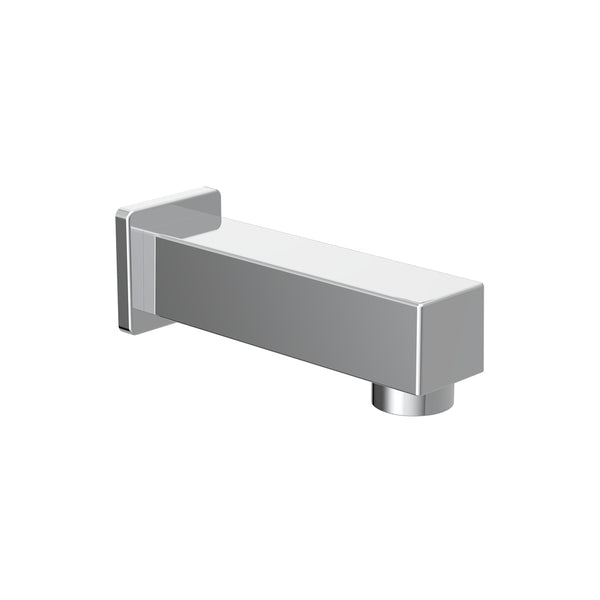 Bec de baignoire chrome carré