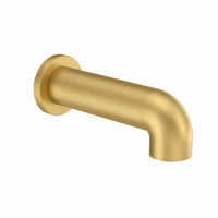 Brushed Gold Rounded Bathtub Spout