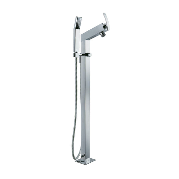 Chrome Square Freestanding Faucet