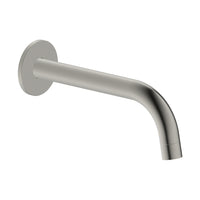 Brushed Nickel finished Round tub spout without diverter