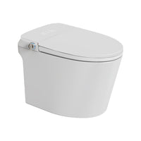 Glossy white Smart toilet