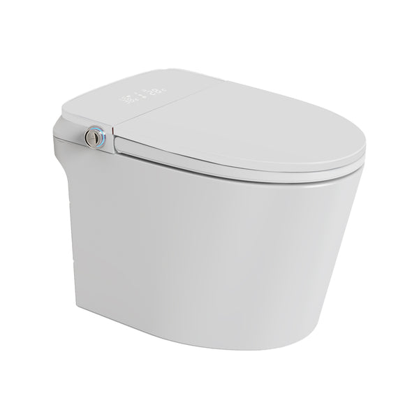 Tatiana Toilette murale intelligente blanc lustrée