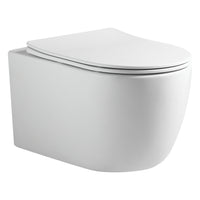 Matte White modern Wall-mounted Toilet