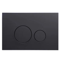 Round Button in Matte Black finish for TIMON toilets