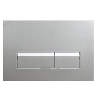 Square button in Chrome finish for TIMON toilets